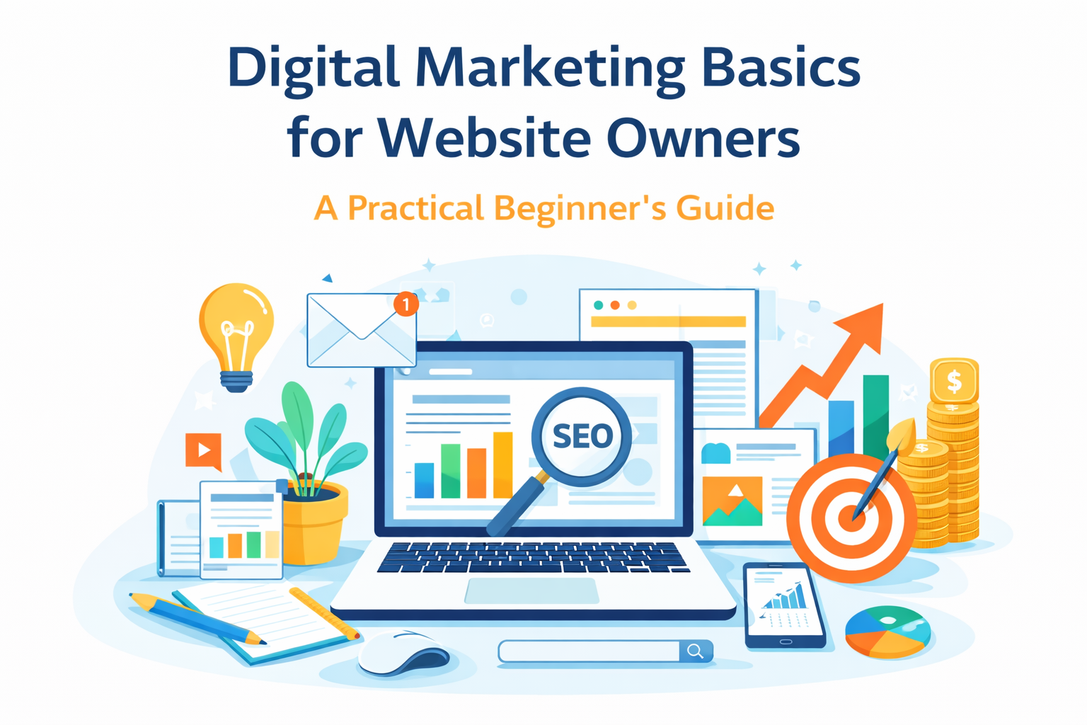 Digital Marketing Basics for Website Owners: A Practical Beginner’s Guide